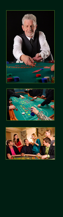 card dealer, casino party